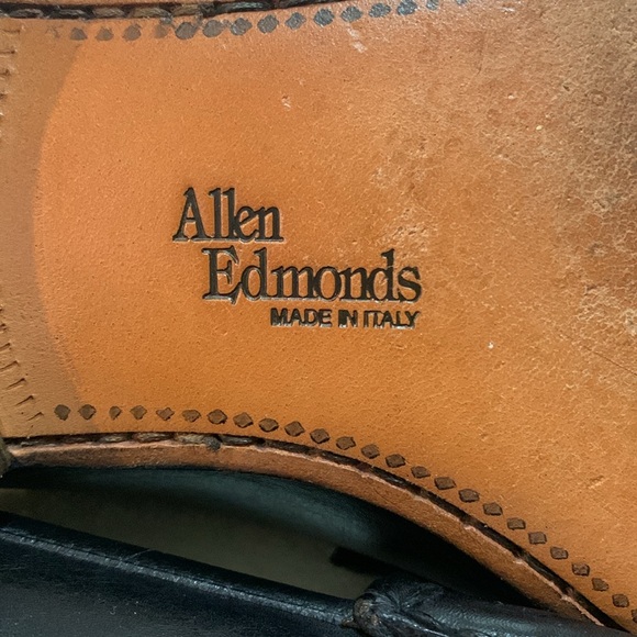 Allen Edmond Men’s Black Verona II Italian Bit Loafers - Picture 13 of 16